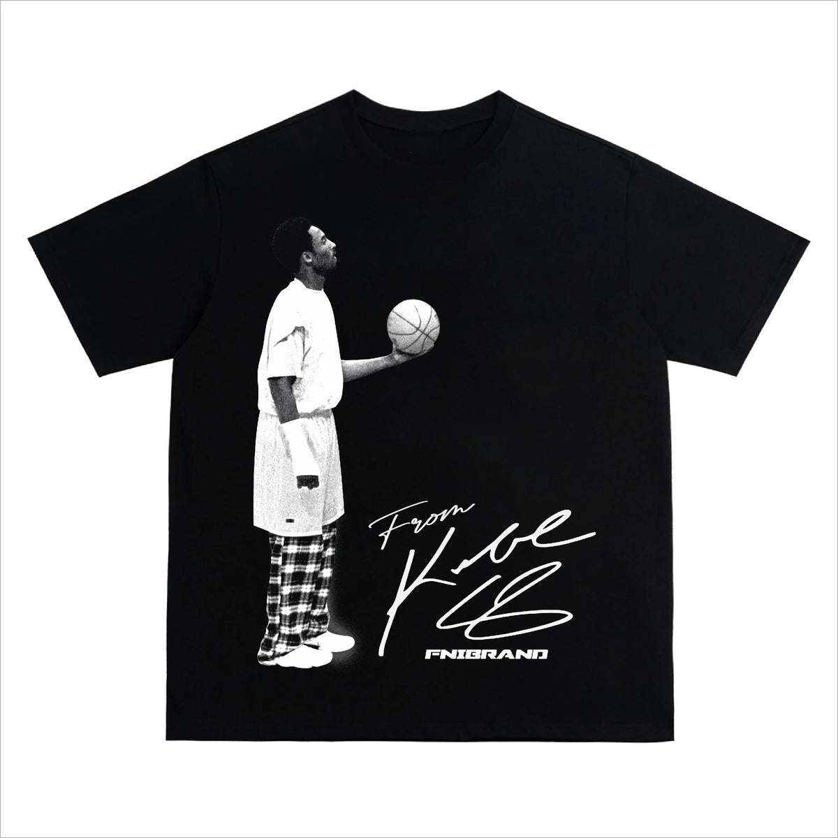 Kobe Bryant Graphic Print Oversized T-Shirt
