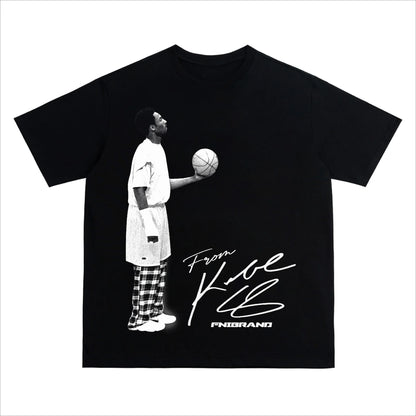Kobe Bryant Graphic Print Oversized T-Shirt