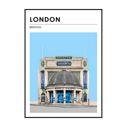 Famous City Architecture Wall Art Poster – Canvas Print for Living Room