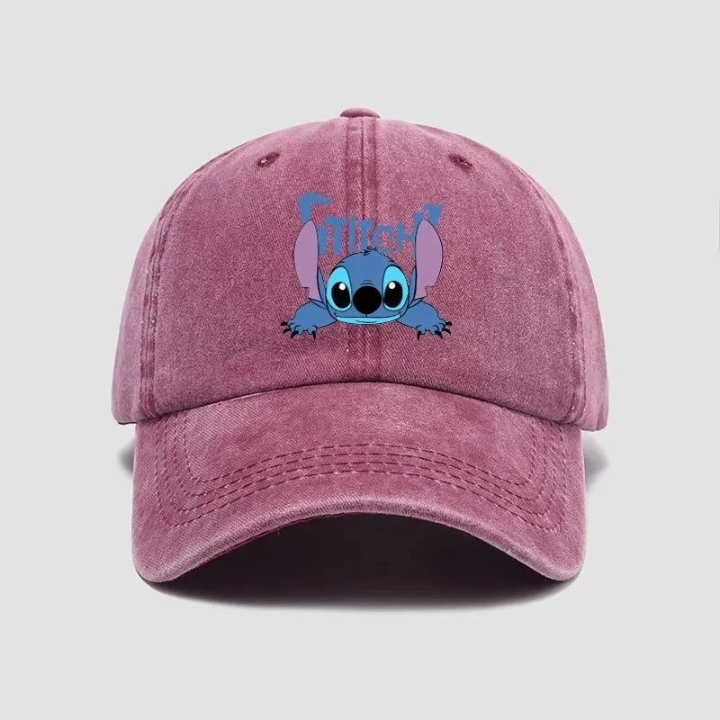 Stitch Cartoon Baseball Cap Adjustable Snapback