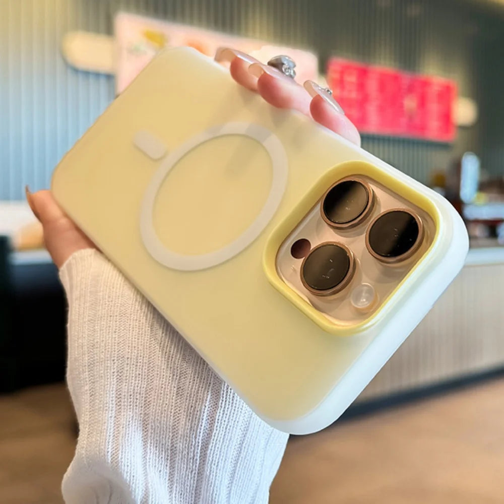 MagSafe iPhone Case – Candy Color 2-in-1 Magnetic Cover