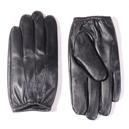 Men's Goatskin Leather Touchscreen Tactical Driving Gloves