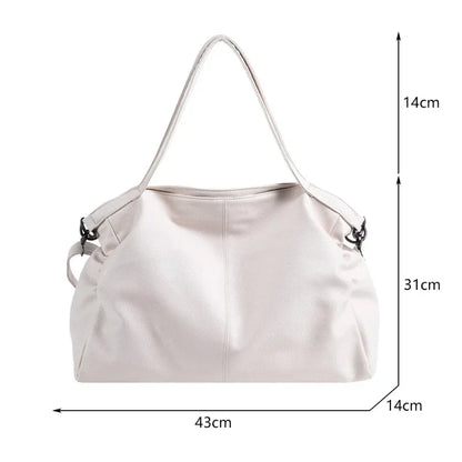 Big Black Shoulder Bags for Women Large Hobo Shopper Bag