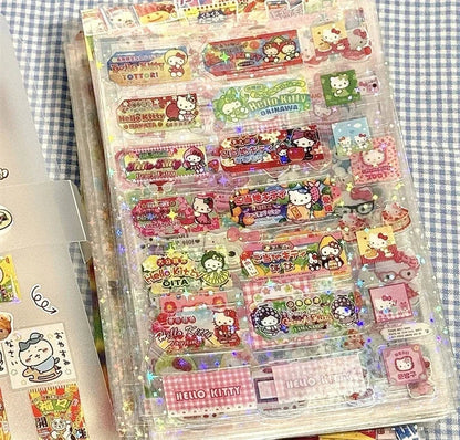 Hello Kitty Rilakkuma Laser Sticker Sheets