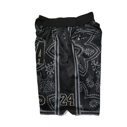 Mamba Basketball Shorts – Floral Embroidery with Pockets