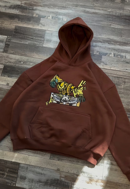 JoJo's Bizarre Adventure Zip-Up Hoodie – Anime Graphic Sweatshirt