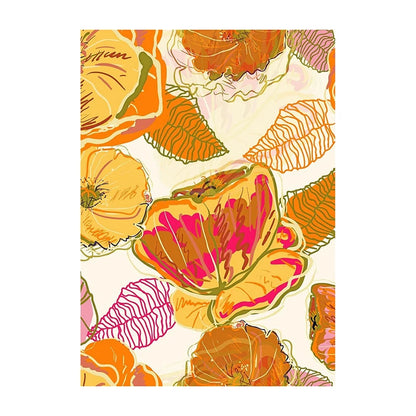 Tropical Illustration Canvas Wall Art – Boho Nature Poster