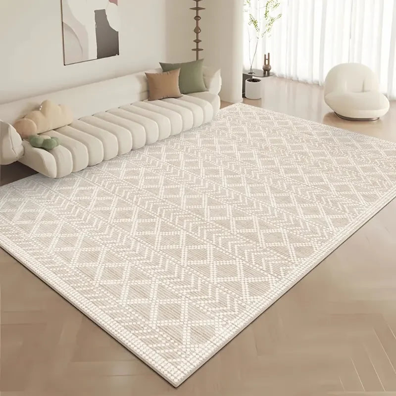 Nordic Style Area Rug – Soft Non-Slip Living Room & Bedroom Carpet