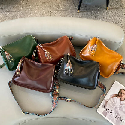 Women's Cowhide Genuine Leather Shoulder Bag