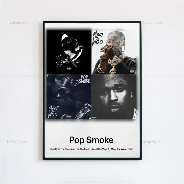 Pop Smoke Faith Album Poster Canvas Wall Art Print