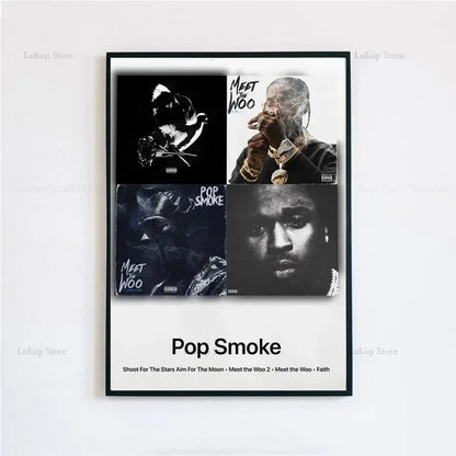 Pop Smoke Faith Album Poster Canvas Wall Art Print