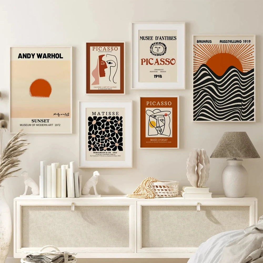 Matisse Exhibition Poster – Floral Cutout Gallery Wall Art Print