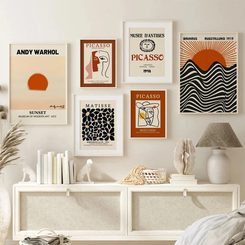 Matisse Exhibition Poster – Floral Cutout Gallery Wall Art Print