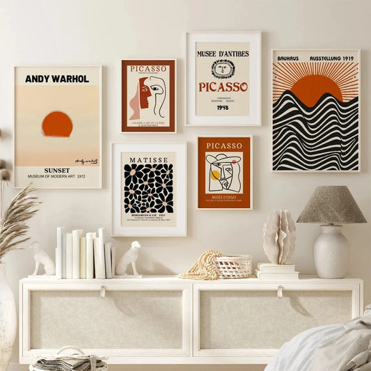 Matisse Exhibition Poster – Floral Cutout Gallery Wall Art Print