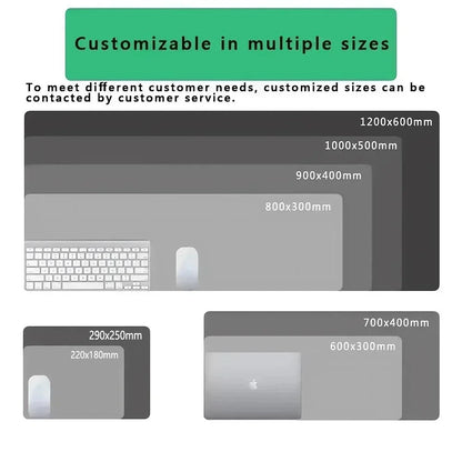 Large Kawaii Desk Mat – Non-Slip Checkered Mouse Pad for Office & Gaming