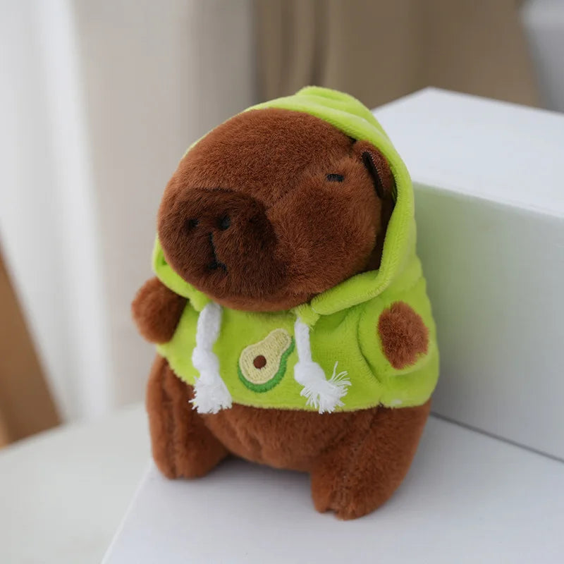 Cute Capybara Plush Keychain Pendant