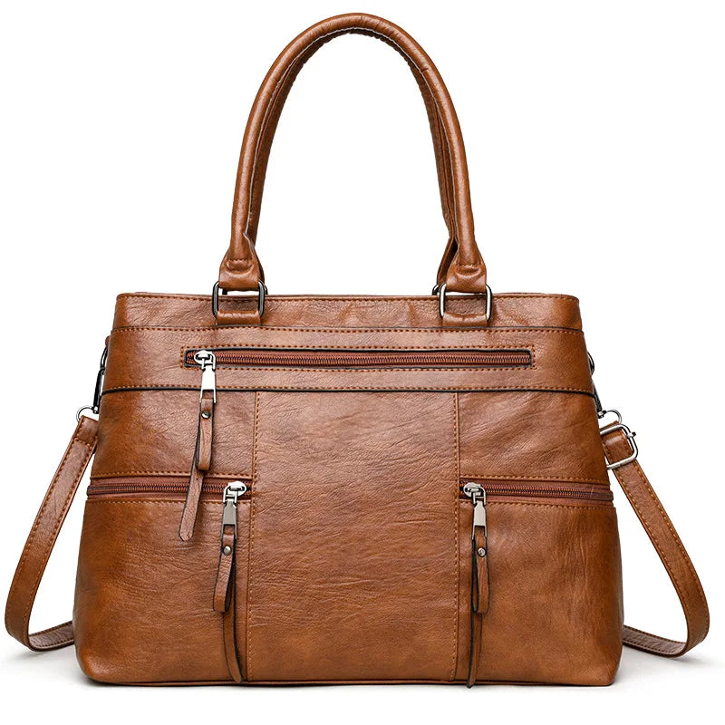 Elegant Handbag For Women High Quality Leather Top-Handle Bags