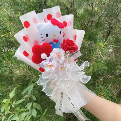 Sanrio Hello Kitty Kuromi Plush Bouquet Gift