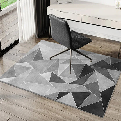 Vikama Modern Minimalist Rug Study Office Computer Desk Gaming Chair Anti-Slip Mat Bedroom Carpet