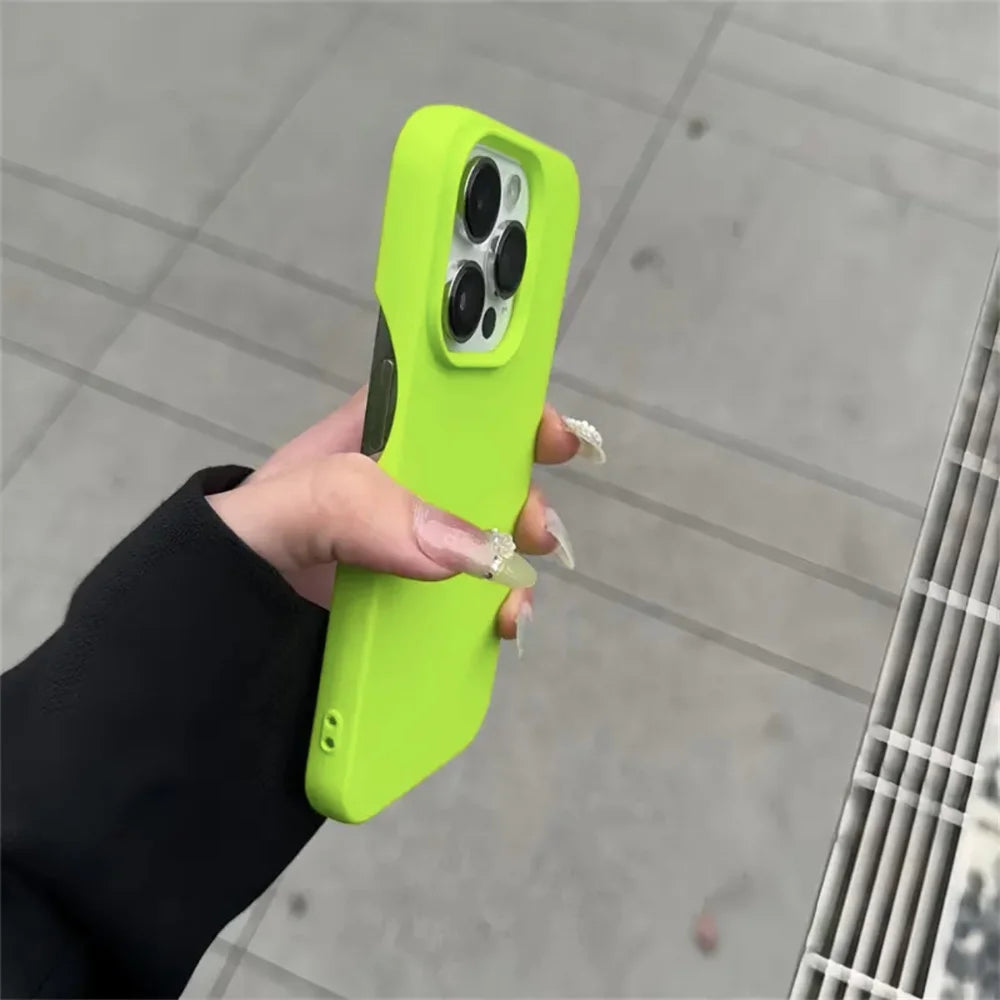Slim Matte Silicone iPhone Case – Soft TPU Protection