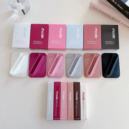 Rhode Magnetic Snap-On Lip Gloss Holder Phone Case for iPhone 17 16 15 Pro Max