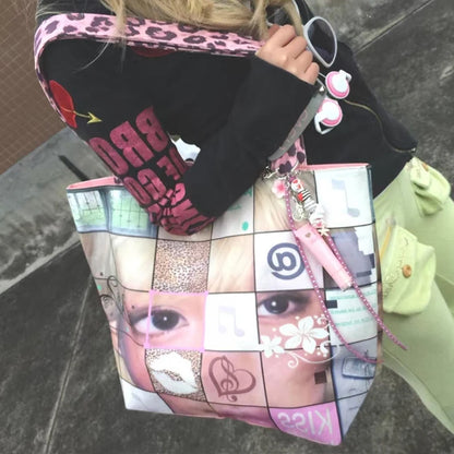 Brand Portrait Print Tote Bag