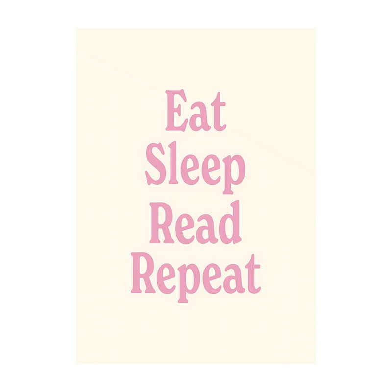 Book Club Wall Art Poster – Retro Reading Print for Book Lovers