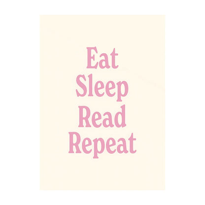 Book Club Wall Art Poster – Retro Reading Print for Book Lovers