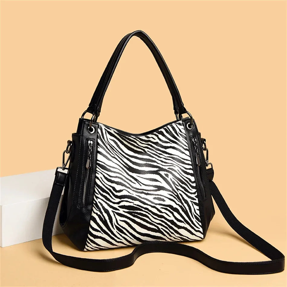 Women's Leopard Bag Luxury Shoulder Crossbody Casual Tote