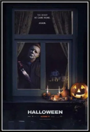 Horror Movie Wall Art Poster – Classic Halloween & Slasher Film Prints for Home Decor