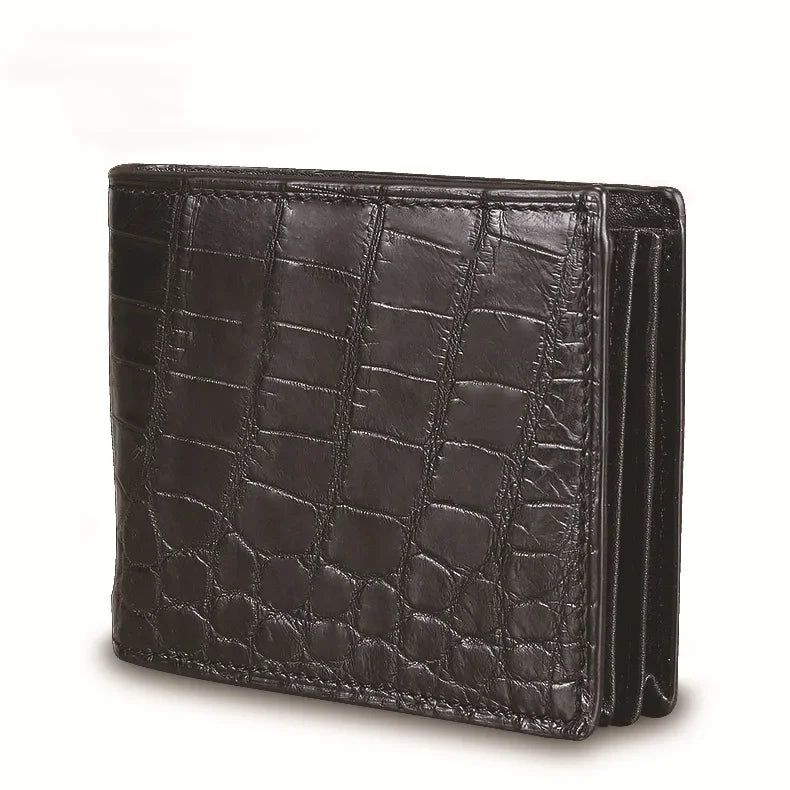 Genuine Alligator Leather Bifold Wallet for Men – Luxury