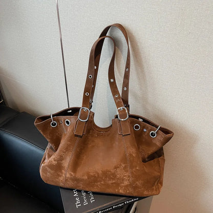 Vintage Big Bags For Women Handbags Top-handle Handbag
