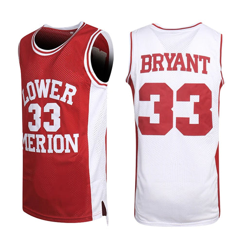Bryant #33 Lower Merion High School Basketball Jersey
