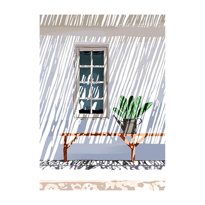Tropical Illustration Canvas Wall Art – Boho Nature Poster