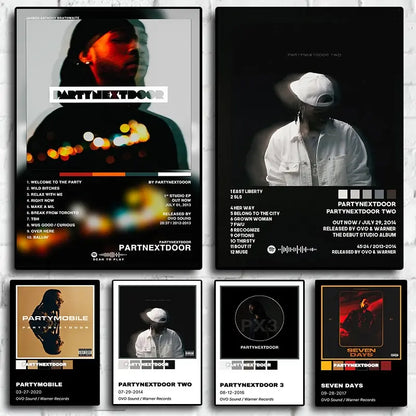 PARTYNEXTDOOR Partymobile Album Cover Poster Wall Art Print