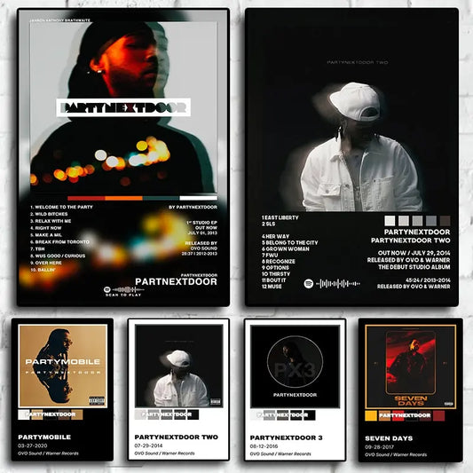 PARTYNEXTDOOR Partymobile Album Cover Poster Wall Art Print