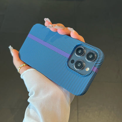 Carbon Fiber iPhone Case – Ultra Slim Shockproof PC Bumper Cover