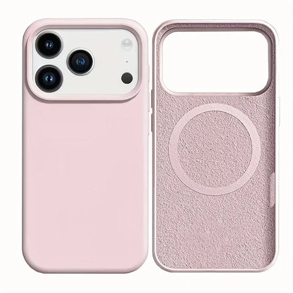 Original Liquid Silicone Phone Case Iphone 17 15 Pro Max Soft Cases 16 14 13 Air Magsafe Cover