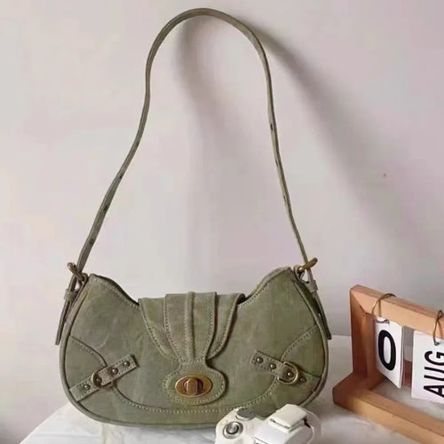 Y2K Vintage Shoulder Bag – Retro American Street Style Purse