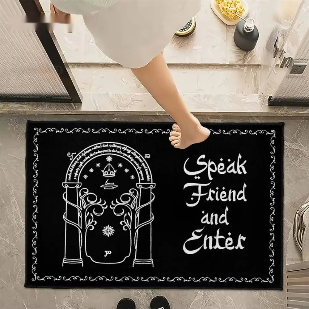Speak Friend and Enter Doormat – Fantasy Welcome Mat