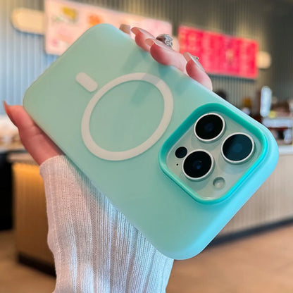 MagSafe iPhone Case – Candy Color 2-in-1 Magnetic Cover