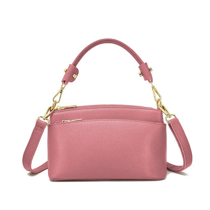 Women Cowhide Genuine Leather Shoulder Bag