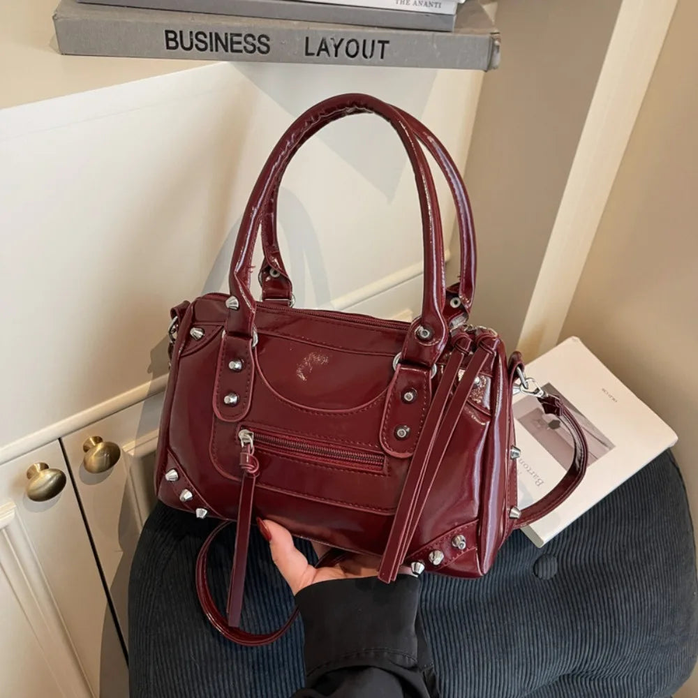 High-Quality Textured Women's Handbags Fashionable Versatile