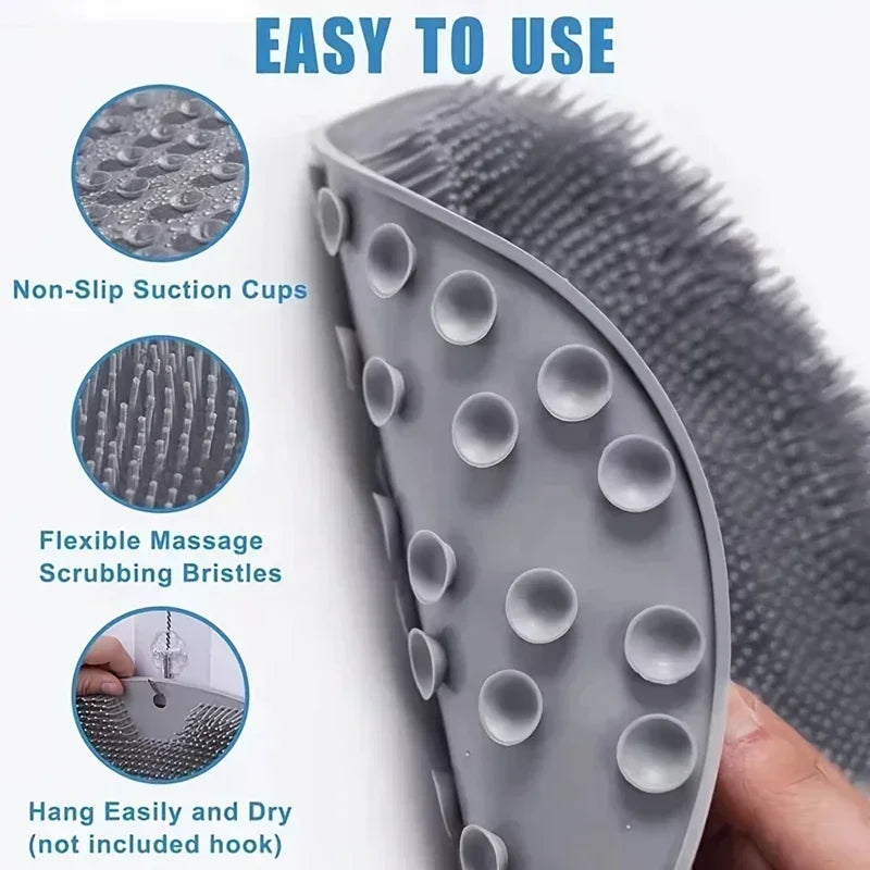 Silicone Foot Scrubber Shower Massage Mat