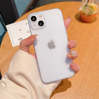 Ultra-Thin Matte TPU Case for iPhone 11–16 Series