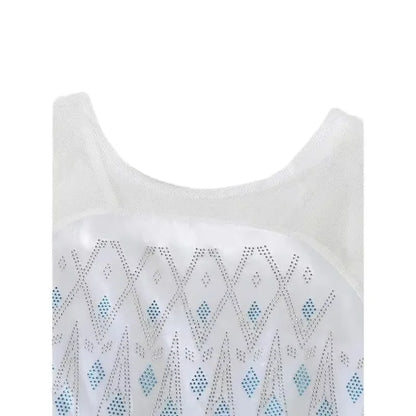 Elsa Princess Long Sleeve Frozen Dress