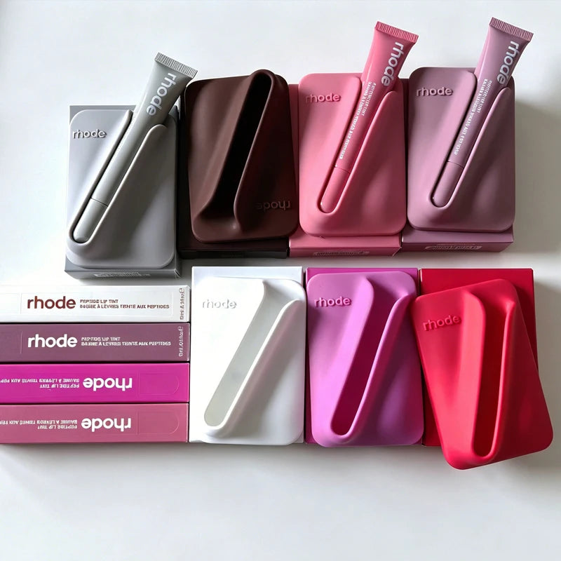 Rhode Magnetic Snap-On Lip Gloss Holder Phone Case for iPhone 17 16 15 Pro Max