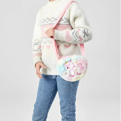 Cute Unicorn Crossbody Bag For Girls