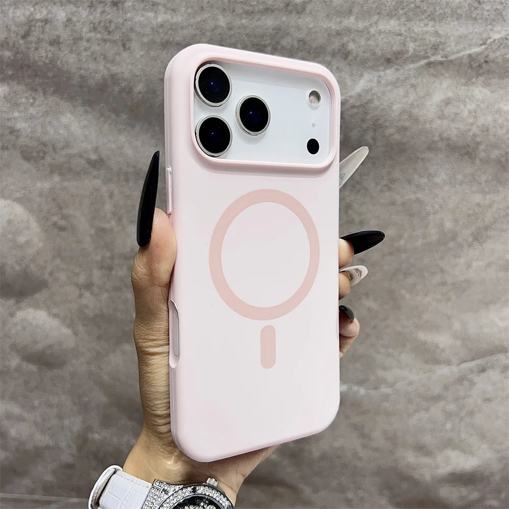 MagSafe Silicone iPhone Case – iPhone 12 to 17 Pro Max