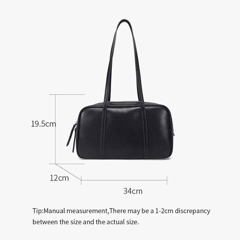 Fashion Genuine Cowhide Leather Women's Shoulder Bag